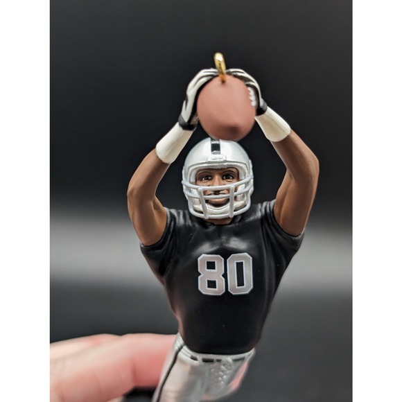 Vintage NFL Jerry Rice Oakland Raiders Hallmark Keepsake Christmas Ornament - Picture 11 of 13
